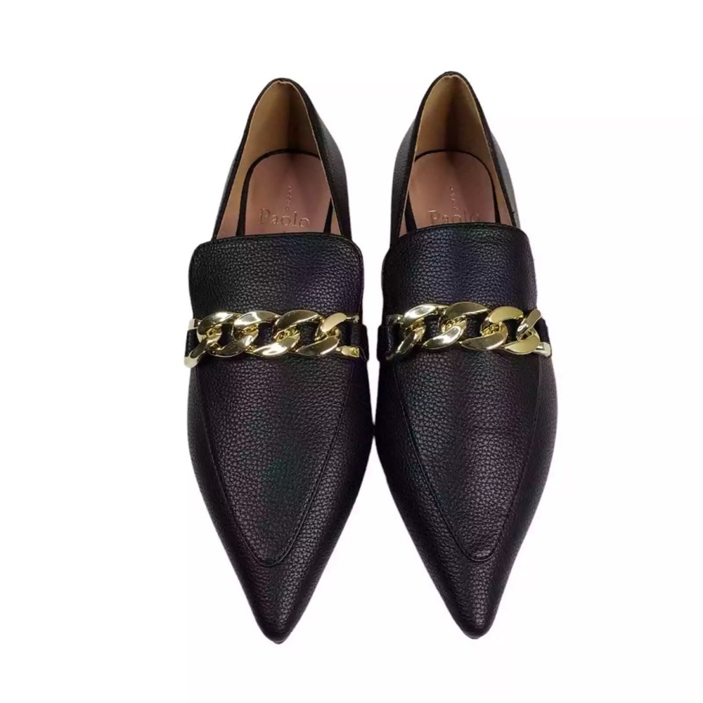 NWOB! Linea Paolo Women Mabel Pointed Toe Loafer in Black. Sz 8 - Picture 6 of 7